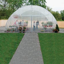 Commercial Greenhouse Kits - ClearSpan Clear View Greenhouses - 26'-30W