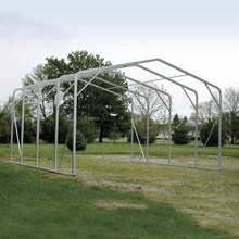 Tension Fabric Structures - Garages &amp;amp; Storage - ClearSpan Carports - Small 9'H Carport Frame