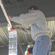 Building Materials - TekFoil Reflective Foil Insulation - TekFoil R/B/P Pipe Wrap with Tape Tab