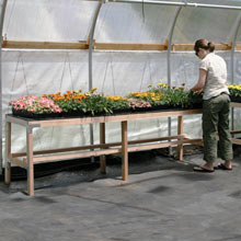 New Products - 2' x 8' Premium Cedar Greenhouse Bench