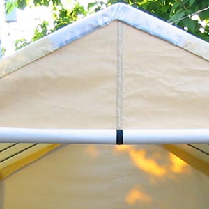 Tarps &amp; Pond Liners - Tarps & Custom Covers - ClearSpan Custom End Panel - 7.5 oz. Clear