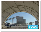 ClearSpan Hercules Truss Arch Road-Salt Storage Structures - TekSupply