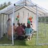 Canopies &amp; Tents - WeatherShield Commercial Canopy - Gable Ends