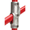 Plumbing &amp;amp; Accessories - Quik Klamp Pipe Fittings - Quik Klamp 30-45 Degree Adjustable Two Socket Crosses
