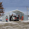Tension Fabric Structures - Garages &amp; Storage - Job Master Shop Building