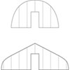Greenhouse Accessories - Universal Gable End Frames