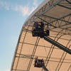 Tension Fabric Structures - ClearSpan Building Installation