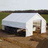 Tension Fabric Structures - Livestock &amp; Animal Housing - Moo-Tel Calf Nursery w/ Ends