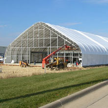 Iowa ClearSpan Tension Fabric Warehouse Building