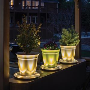 Gama Sonic® Solar Uplight Planter Base