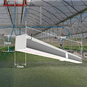 GF GROW LEDライト 4灯 本体　2台 4' LED Greenhouse Grow Light