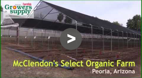 McClendon's Select Organic Farm - Shade Houses - YouTube Video