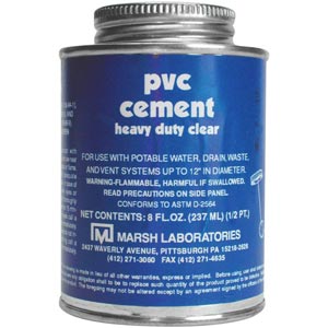 Heavy-Duty PVC Cement