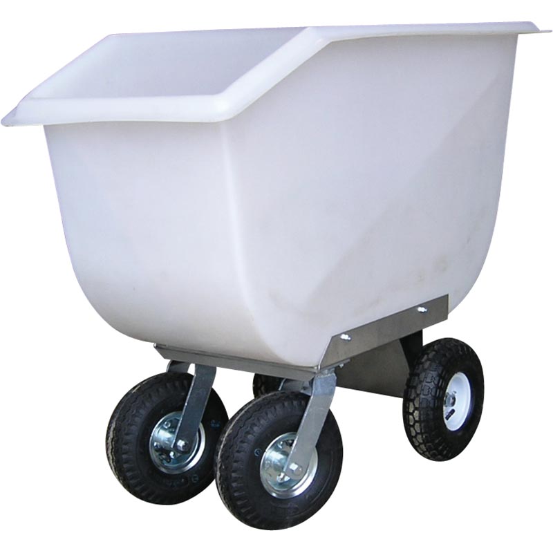 PolyMax® Polyethylene Feed & Utility Cart 8 Bushel TekSupply