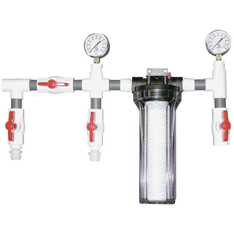 10" Standard/Medicator Clear Complete Filter Kit TekSupply