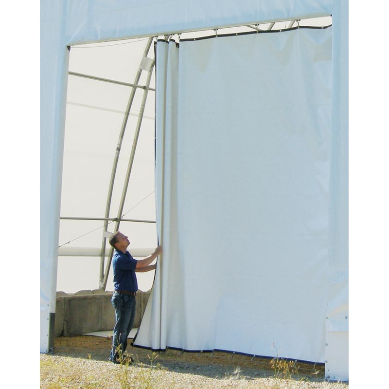 7.5 oz. Custom Tarps w/grommets DrawCurtain Fabric Room Divider