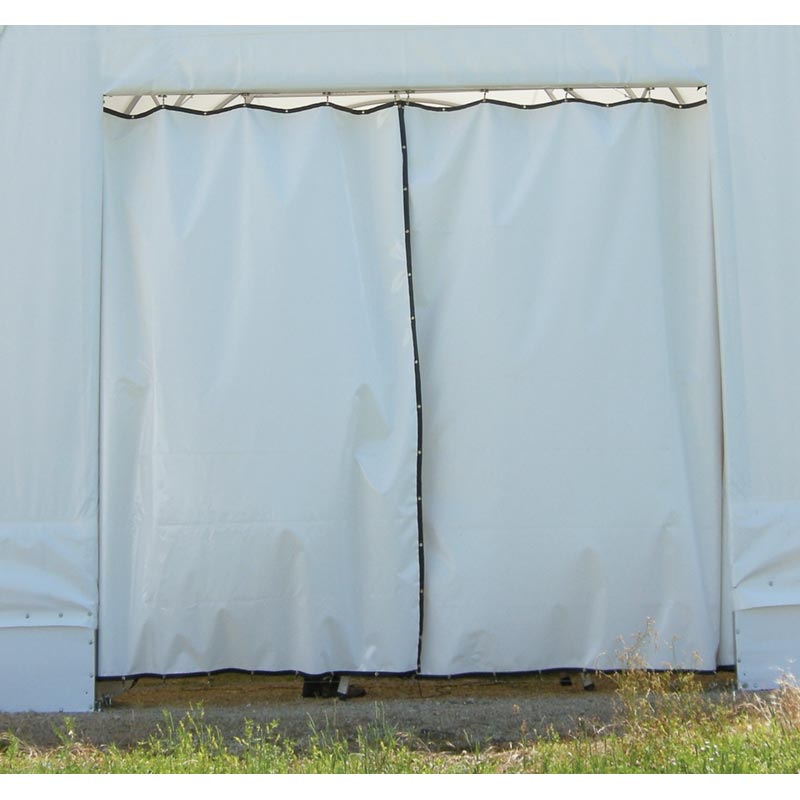 7.5 oz. Custom Tarps w/grommets DrawCurtain Fabric Room Divider