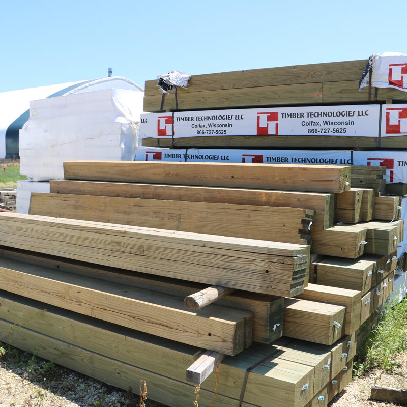 Glue Laminated Posts 9 Ply 2"X8"X 18'L On Sale TekSupply