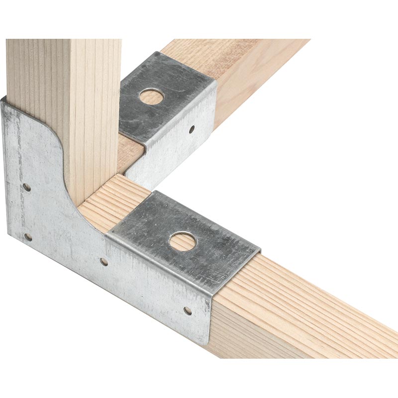 galvanized brackets & connector - corner bracket - teksupply